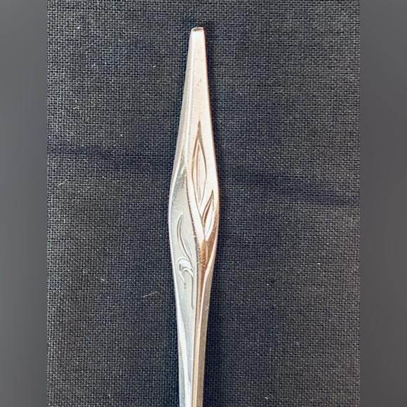 Wallace 925 Sterling Silver Lemon Fork Dawn Mist 6" No Monogram Discontinued - Picture 3 of 4